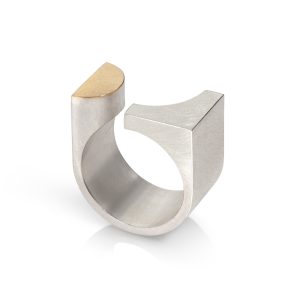 Half moon Fluctus ring