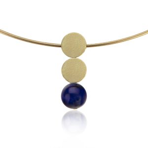 2 D.O.T pendant with top quality lapis lazuli