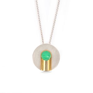 Two tone Tao pendant