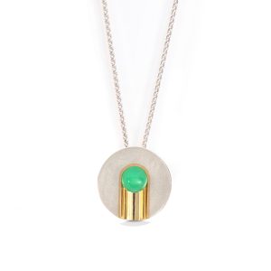 Two tone Tao pendant